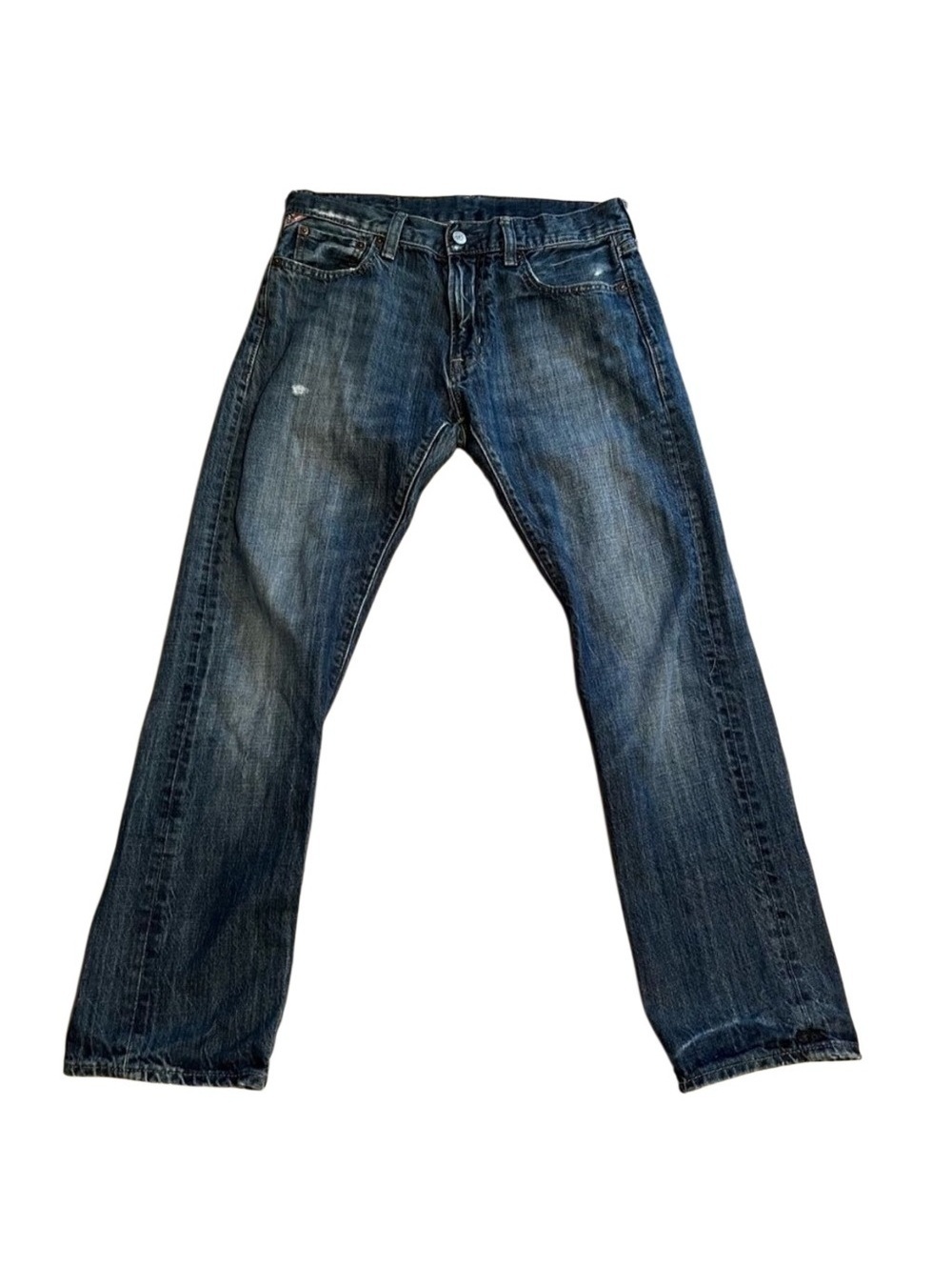 Vtg Y2K Ralph Lauren Denim and Supply Straight Jean Rigid Cotton Mid Rise 30